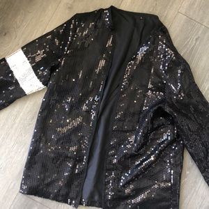 MJ sequin costume jacket